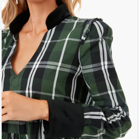 Tuckernuck Tartan Bristol Midi Dress. Size Small. - Picture 2 of 5